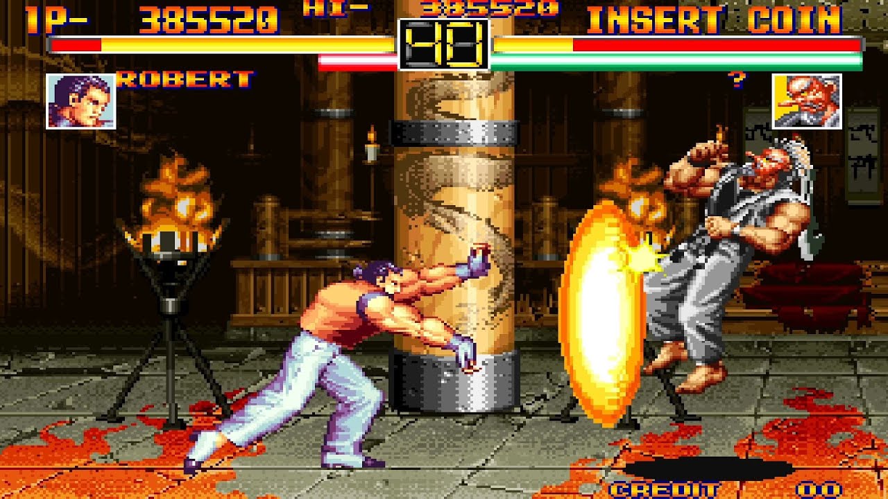 [고전게임] 용호의권1 로버트가르시아 원코인