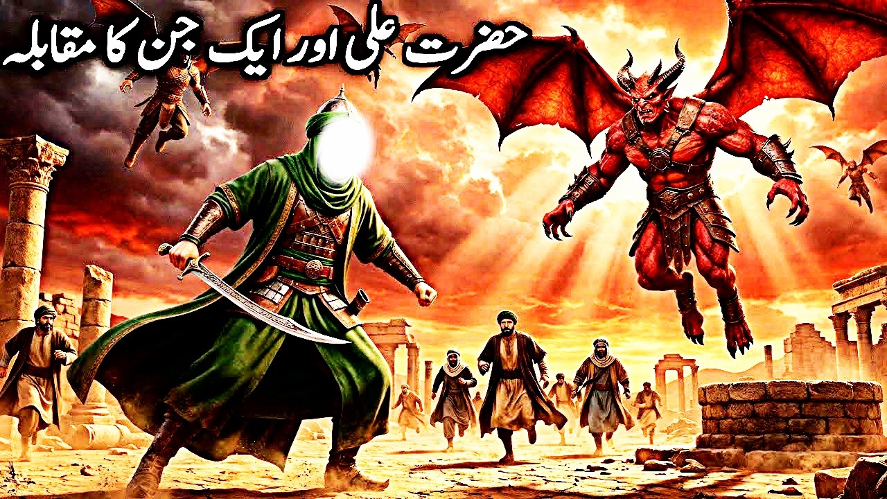 Hazrat Aliؓ Aur Ek Jinn Ka Muqabla | Imaan Afroz Islami Waqia | allah ka azab | islami waqa