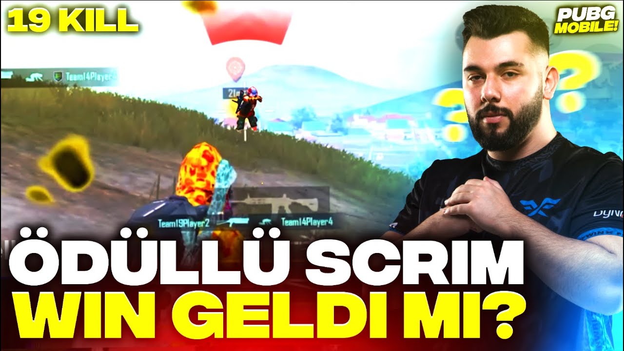 AKŞAM YEMEĞİ ÖDÜLLÜ BÜYÜK SCRİM😂19 KİLL WİNN??? Pubg Mobile
