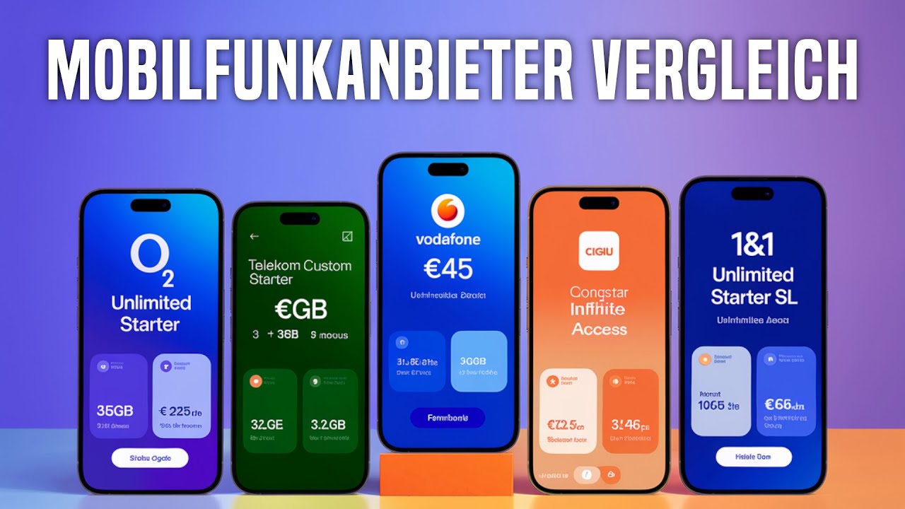 HANDYVERTRAG Vergleich 2026: SO findest DU den G&Uuml;NSTIGSTEN TARIF!