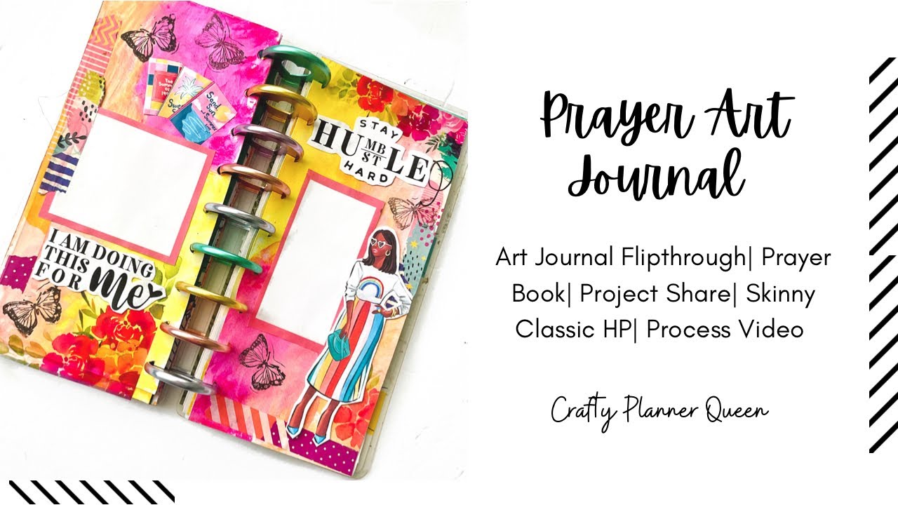 Art Journal with Me! Prayer Book | Skinny Classic Happy Planner| Faith Planner | Creative Project