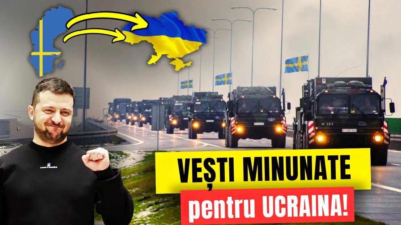 Chiar și Ucraina a rămas surprinsă! Suedia trimite arsenal militar impresionant