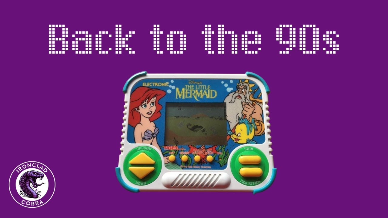 Tiger Electronics Disney’s The Little Mermaid Handheld LCD Game 1990