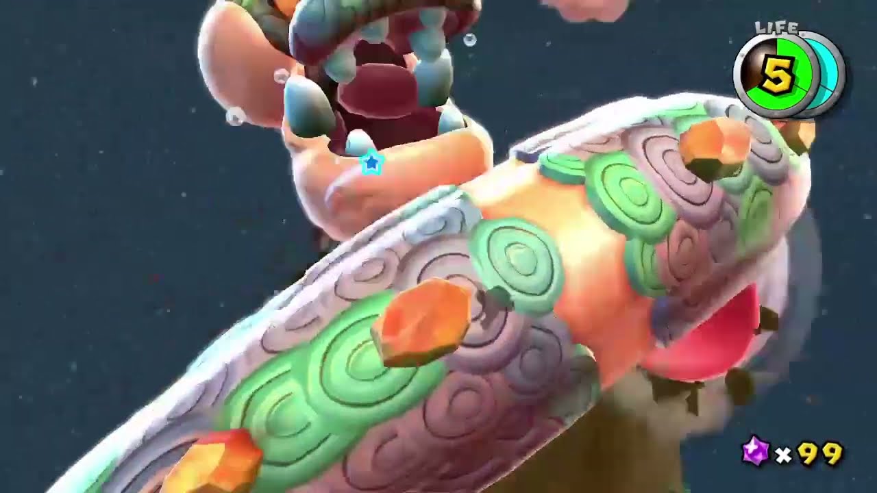 Super Mario Galaxy 2: Bowser Jr.'s Fiery Flotilla - Gobblegut's Aching Belly