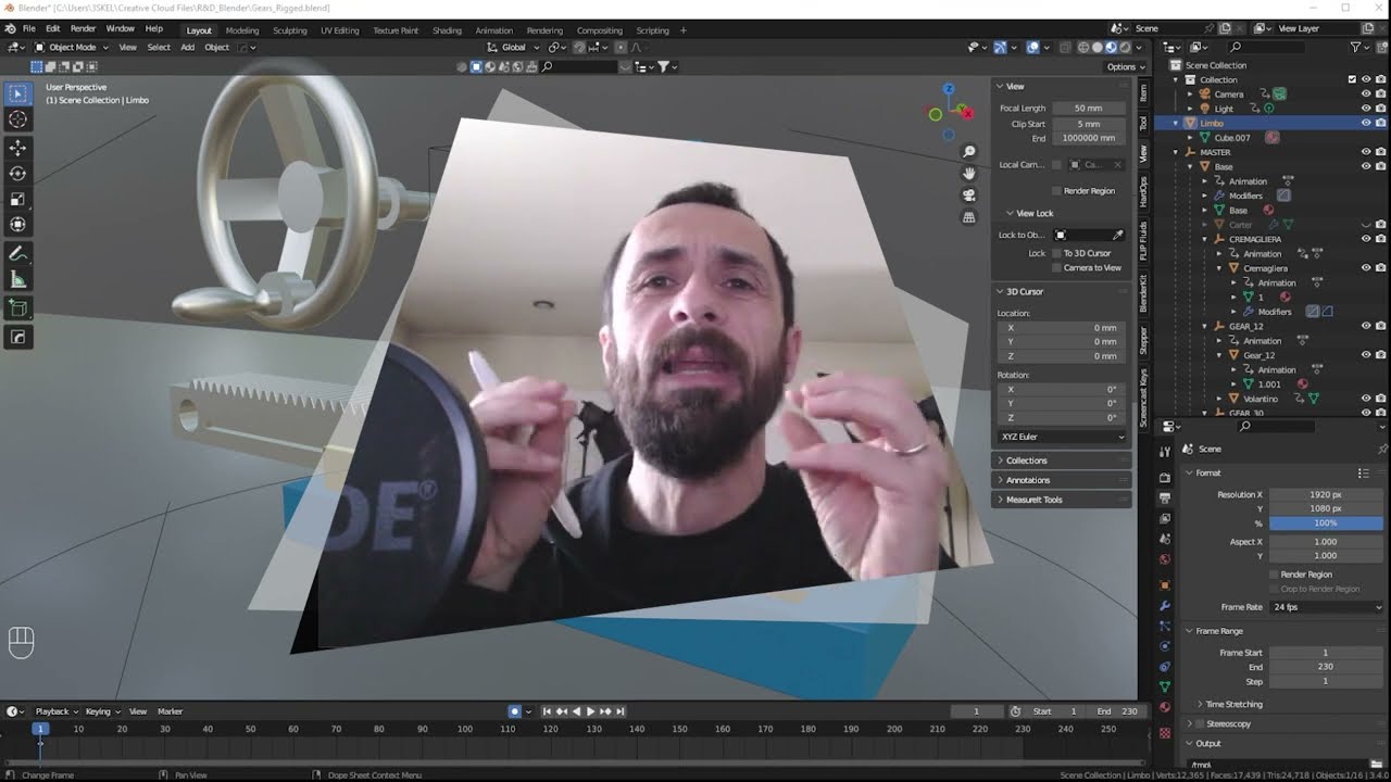 Driver in Blender nella meccanica - Versione Integrale