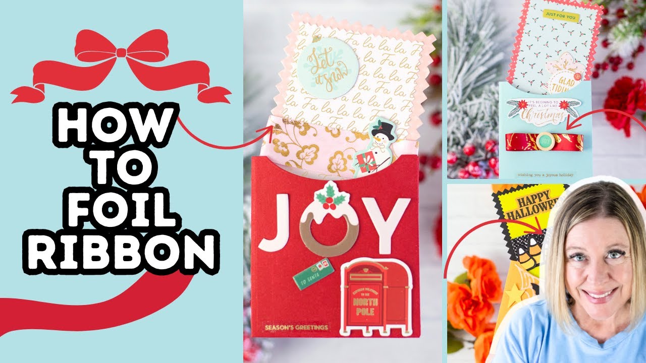 How to Foil on Ribbon with Glimmer Hot Foil System