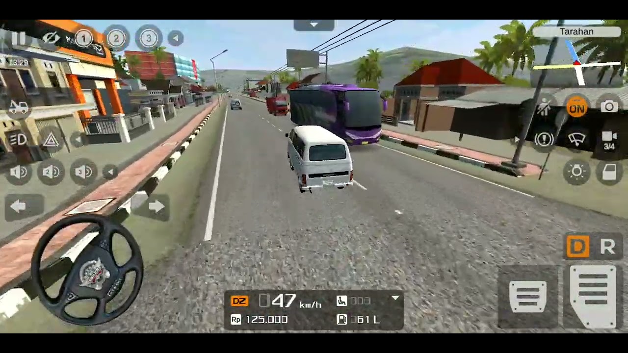 mobil Van Upin Ipin bus simulator indonesia