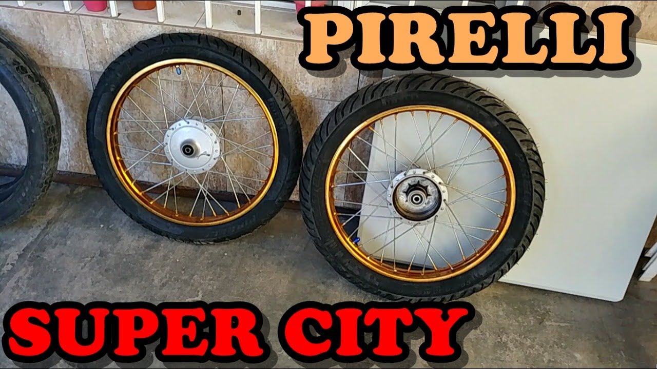 Cubiertas Pirelli Super City ✓ SUZUKI AX100