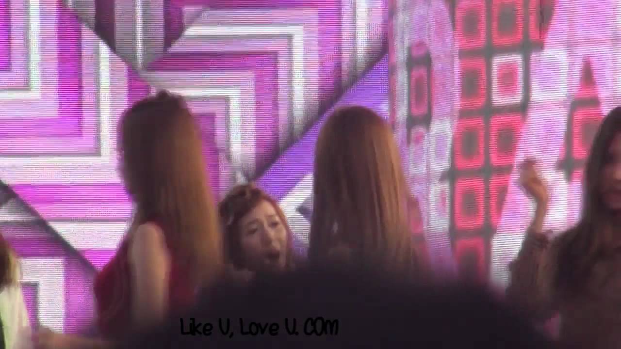 120825 GIRL'S GENERAION TIFFANY MR TAXI 리허설 IN YEOSU