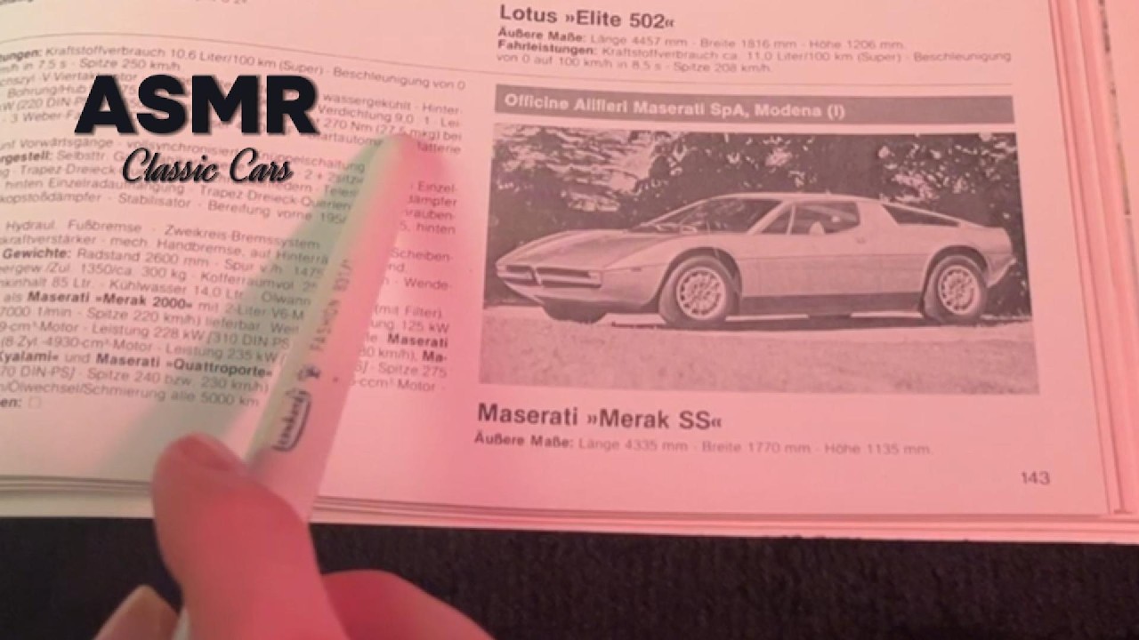 ASMR 🇮🇹 Auto Klassiker aus 1980 (Soft Spoken, Deutsch)
