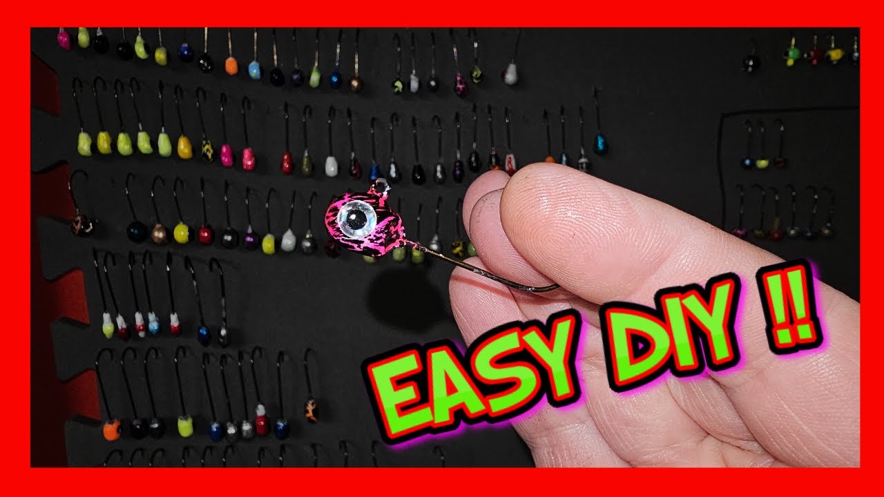 UNBELIEVABLE Jig Head Transformation Nail Polish & UV RESIN easy DIY