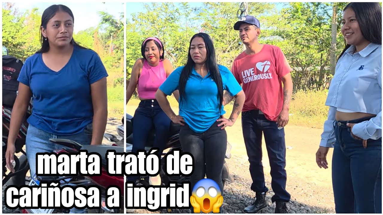 Marta enojada trató de lo peor a ingrid al ver que no solo trucha y miguel se le s9metió si no a el