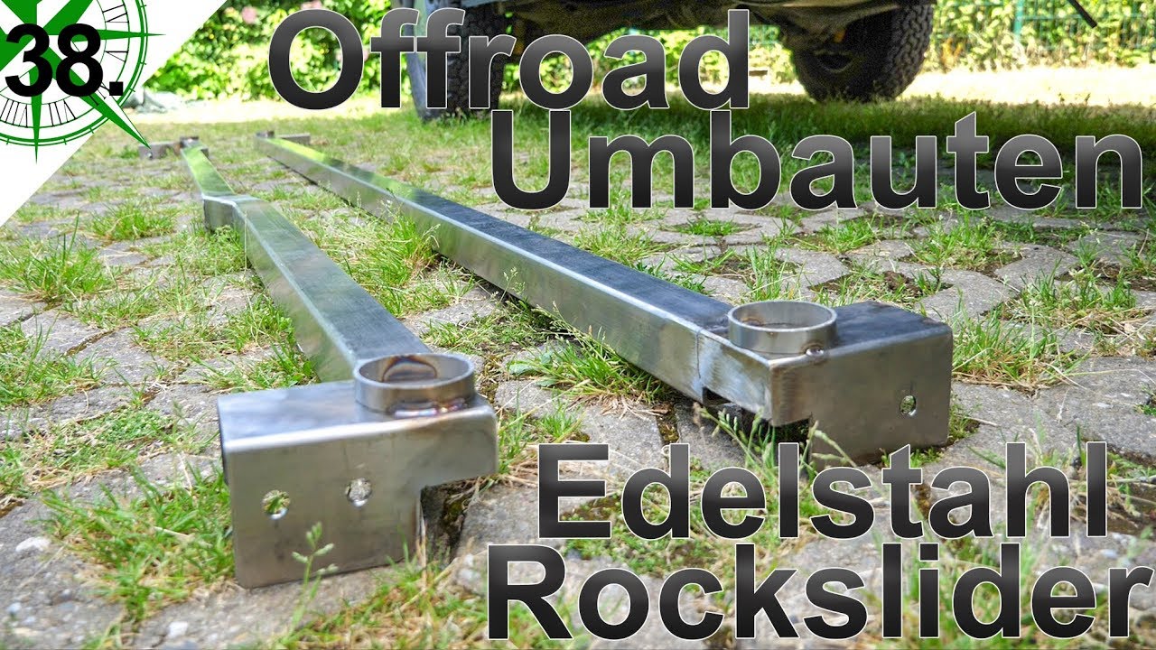 Offroad Umbauten | Edelstahl V2A Rockslider |  VW T4 Syncro Camper | #38.