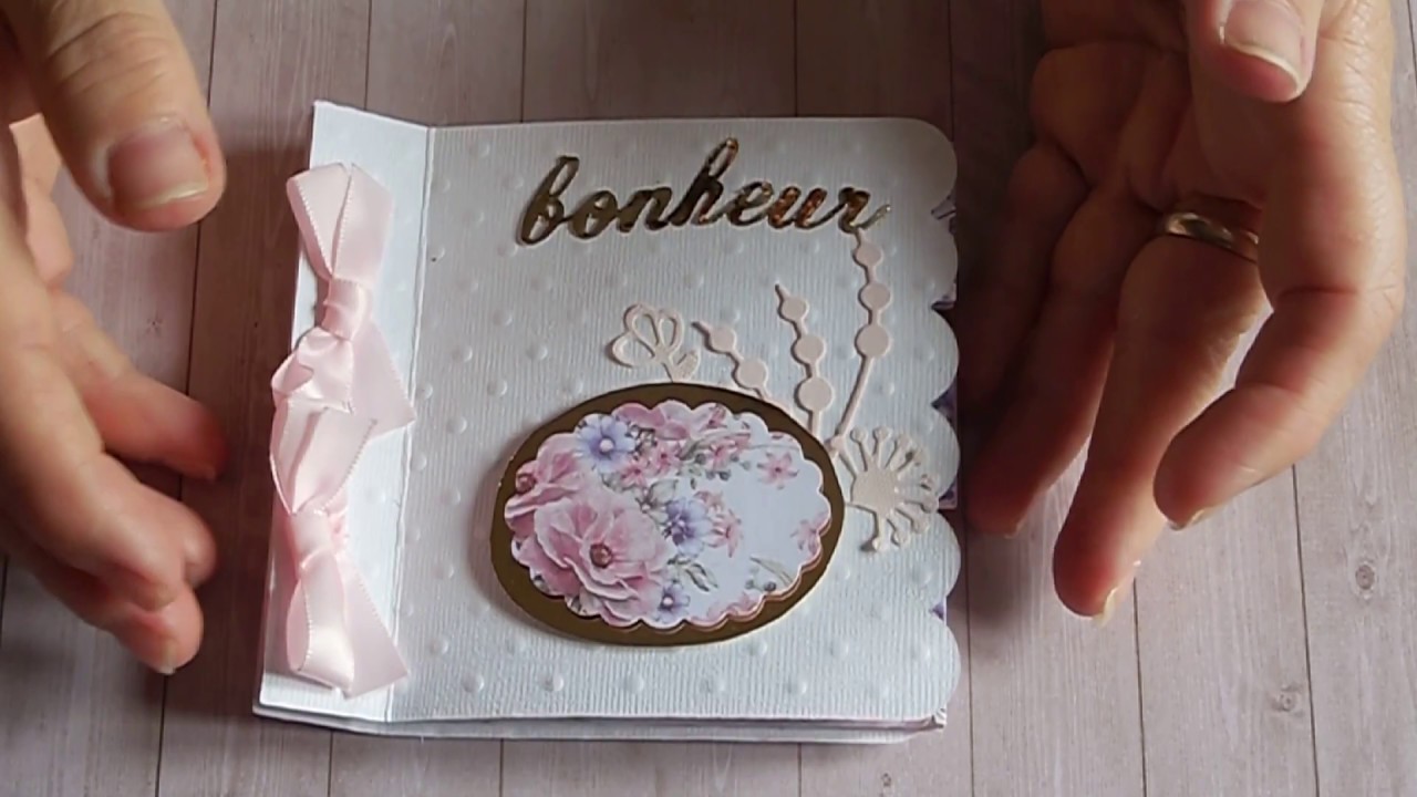 un mini album tout en douceur avec dies inloveartshop