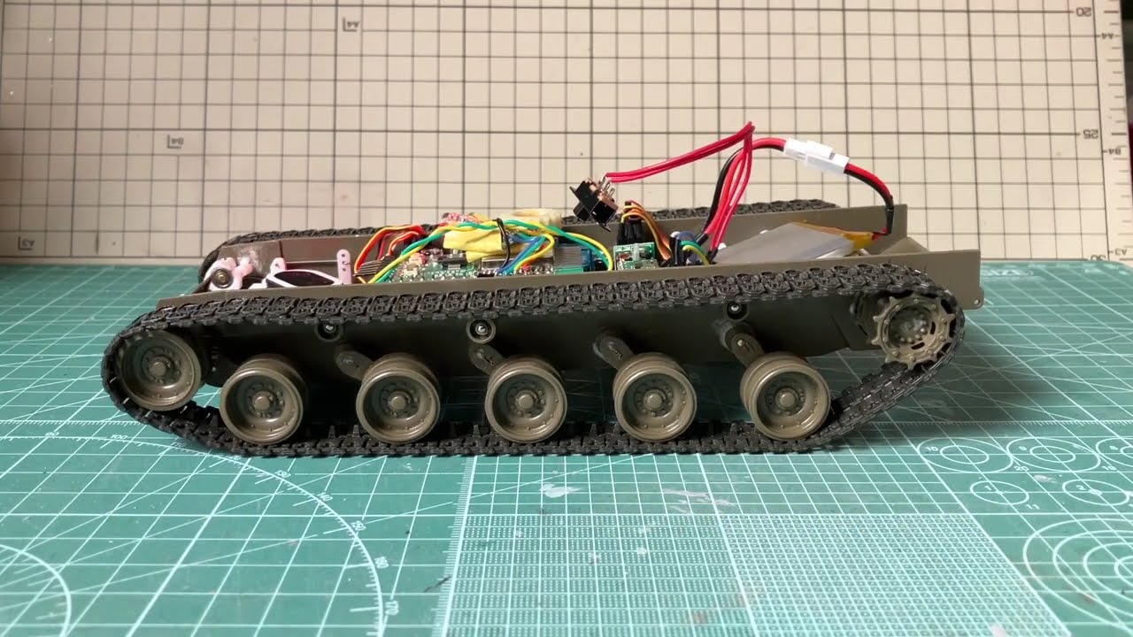 10式戦車姿勢制御動作テスト3