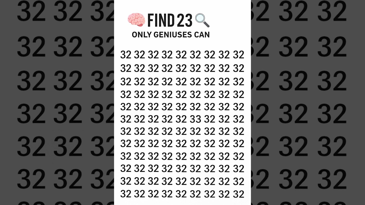 Find the Mistake #23 🧠 | Genius Can Solve This IQ Test Puzzle
