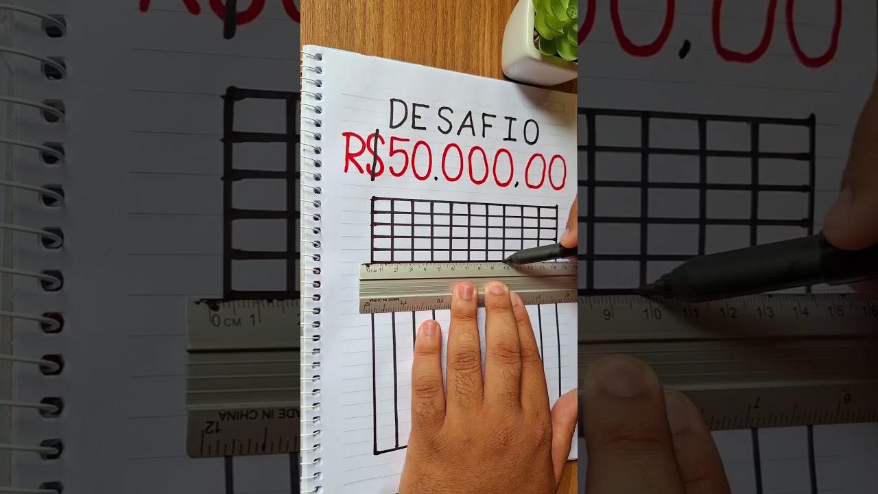 Desafio para juntar 50 mil reais #desafiofinanceiro #juntardinheiro