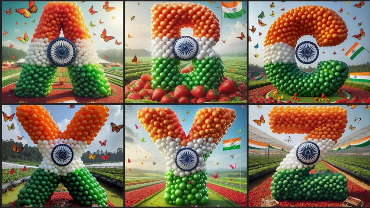 Celebrating the Indian Flag | Creative ABCD Designs #independenceday #abcd #republicday