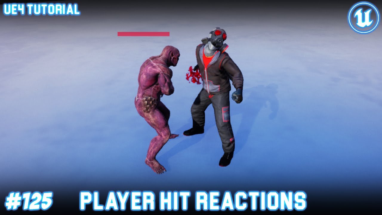 UE4: TUTORIAL #125 | Player react to AI attacks (Third person AI)