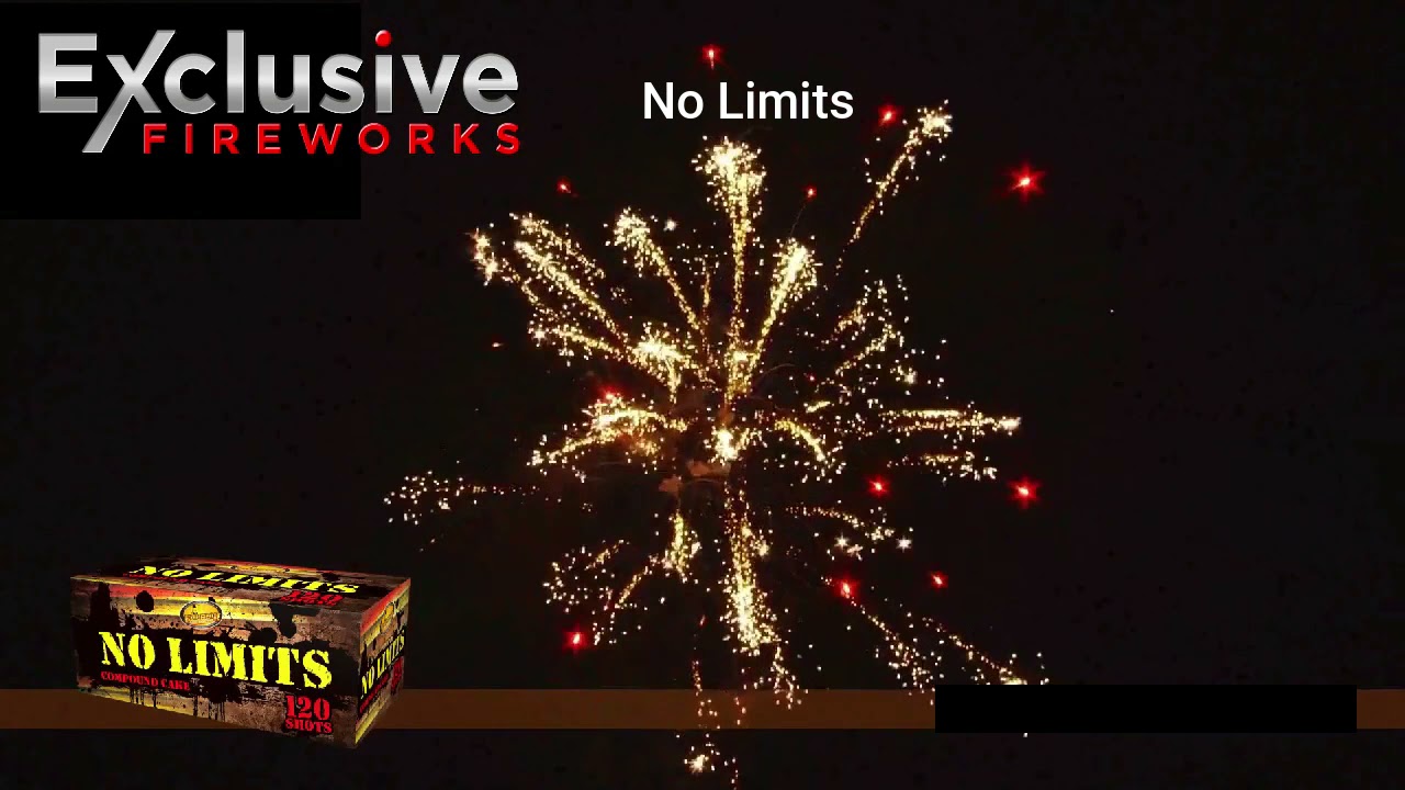 No Limits (120 Shots) - Exclusive Fireworks