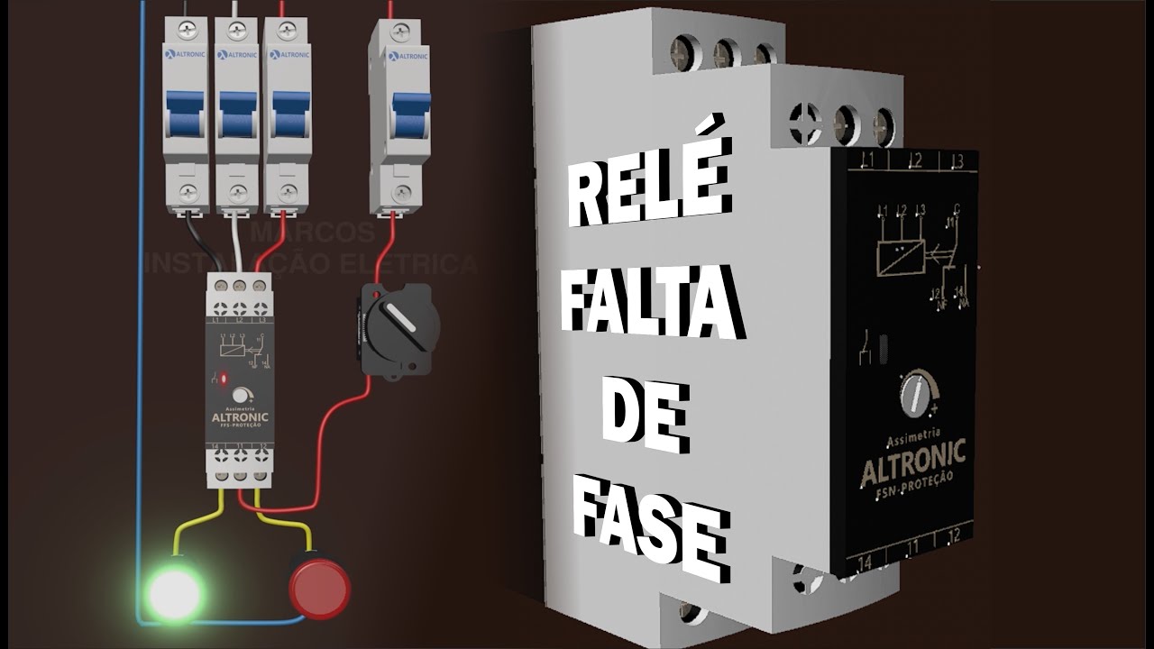 RELÉ FALTA DE FASE SEM O NEUTRO - FFS