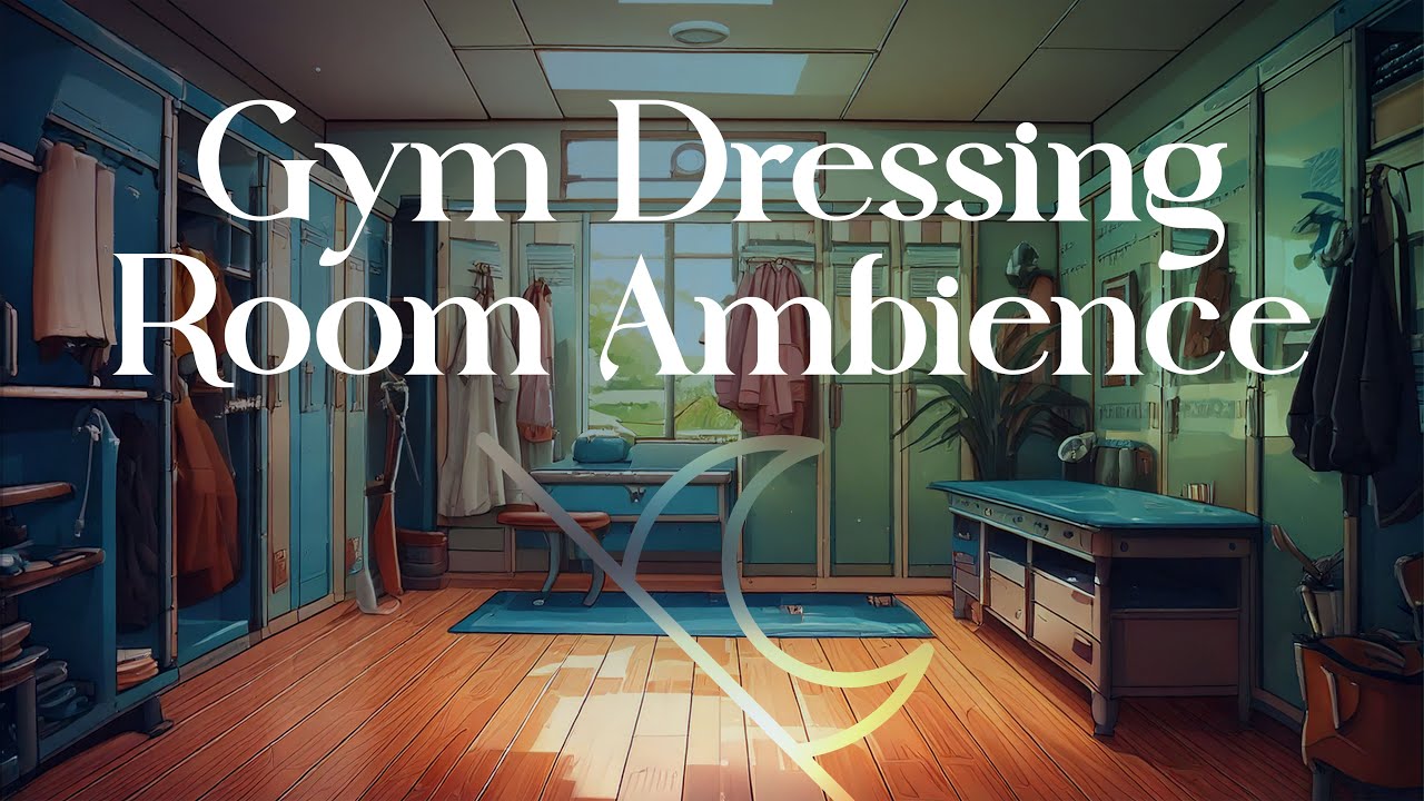🏋️‍♂️ Gym Dressing Room Ambience | Locker Room Sounds for Relaxation & Focus