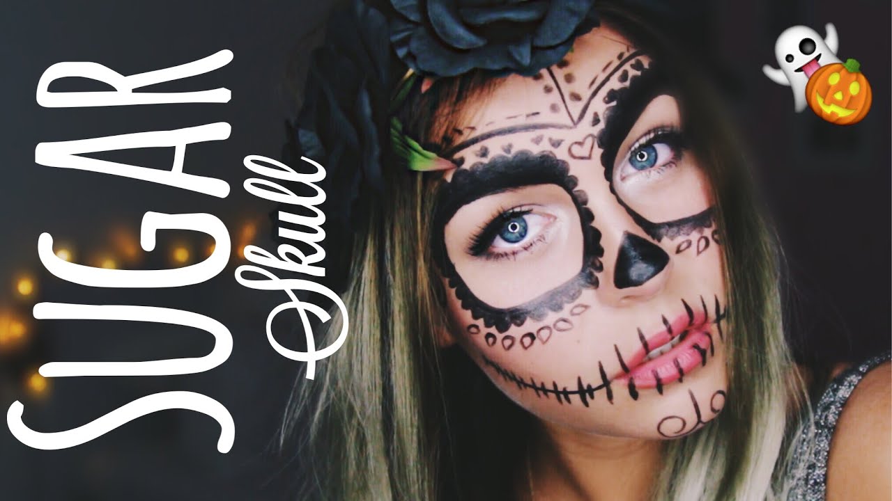 LAST MINUTE  HALLOWEEN Make up -   Sugar Skull | Dagi Bee