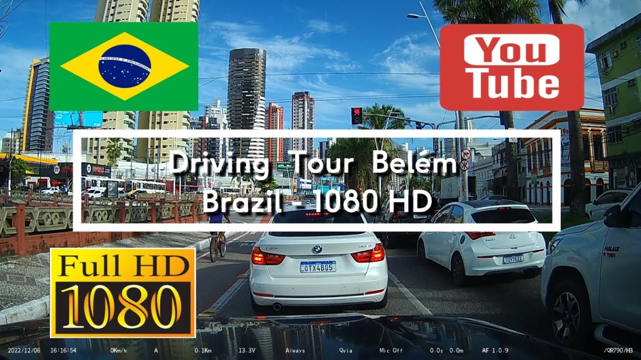 🇧🇷 Driving Tour Belem - Brazil - 1080HD