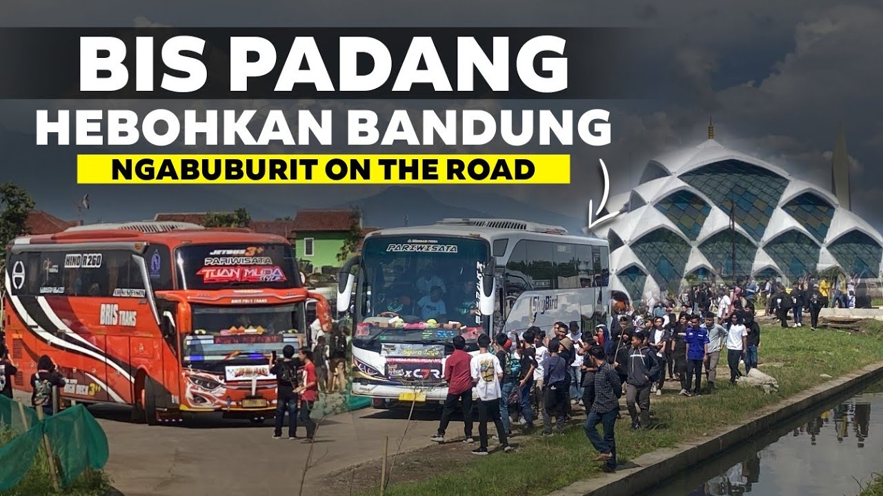 MERIAH FULL BASURI‼️Trip Mania Bis at Masjid Al-Jabbar || Ngabuburit On The Road