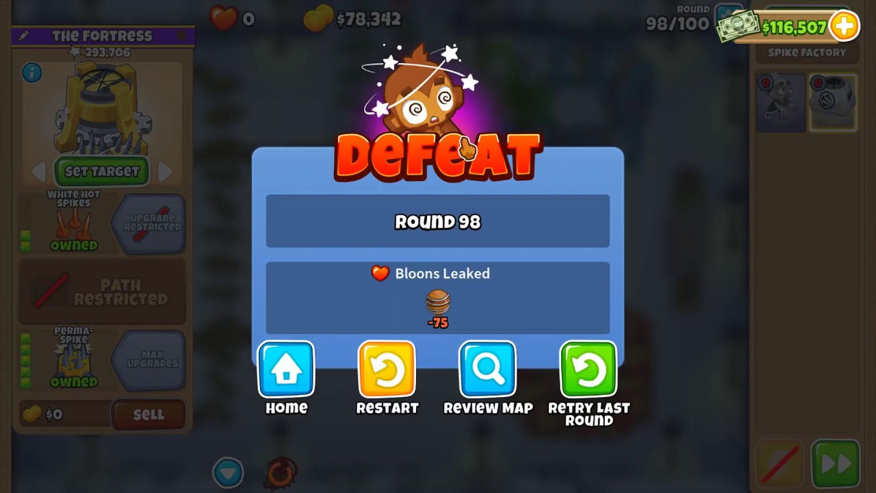 Bloons TD 6 - 2TC Spirit of the Forest and Perma-Spike on Winter Park