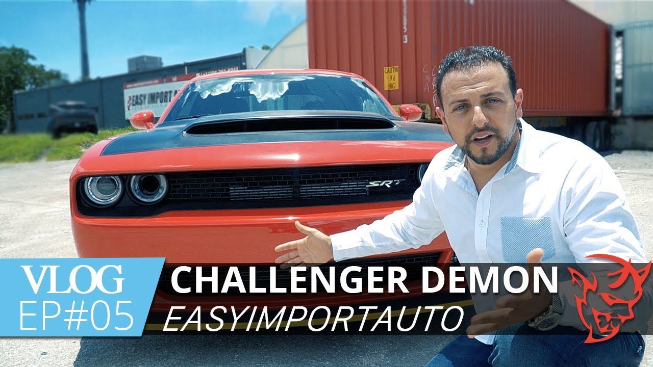 Dodge Challenger Demon en France par Easy Import auto VLOG EP#05