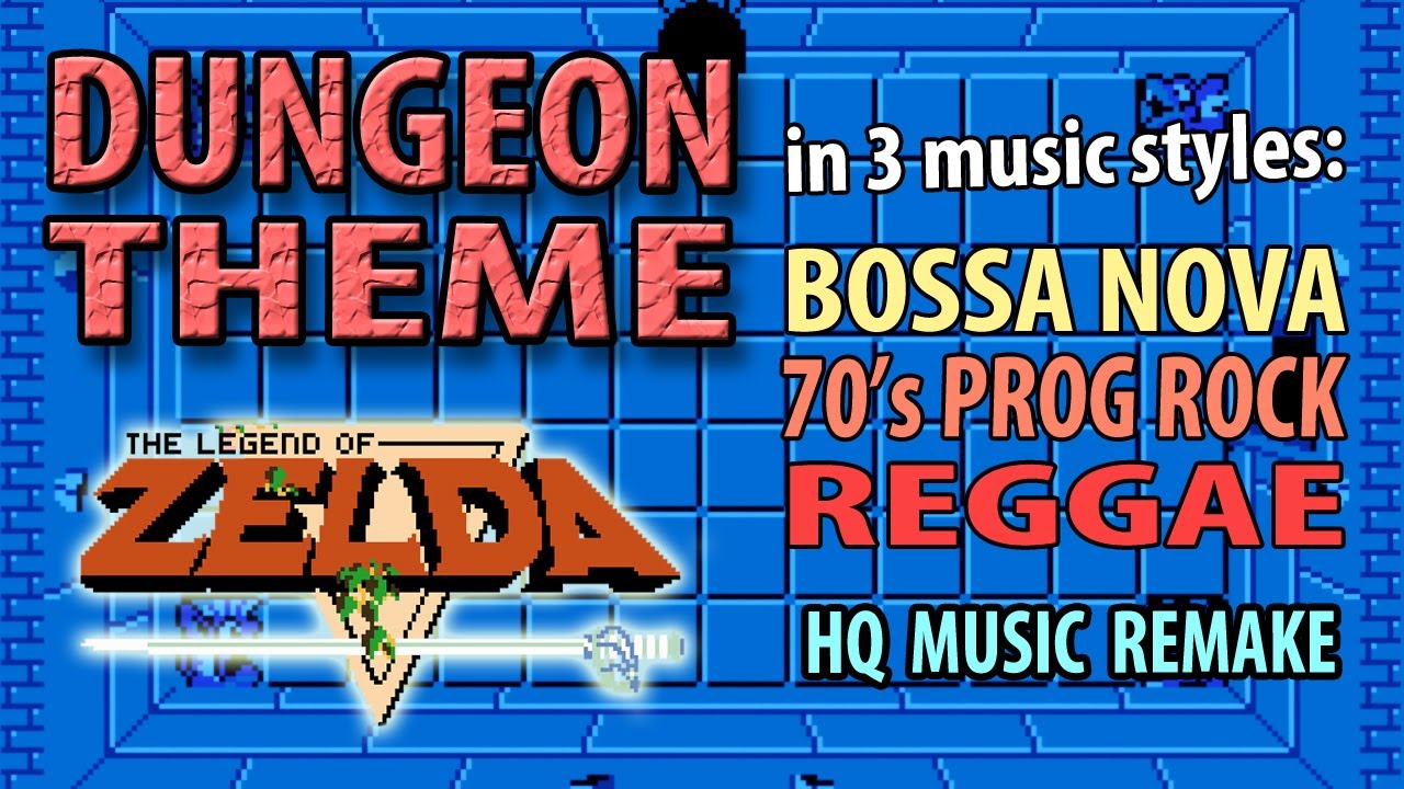 The Legend of Zelda - Dungeon Theme [NES] in BOSSA NOVA - 70'S PROG ROCK - REGGAE Remake HQ Music