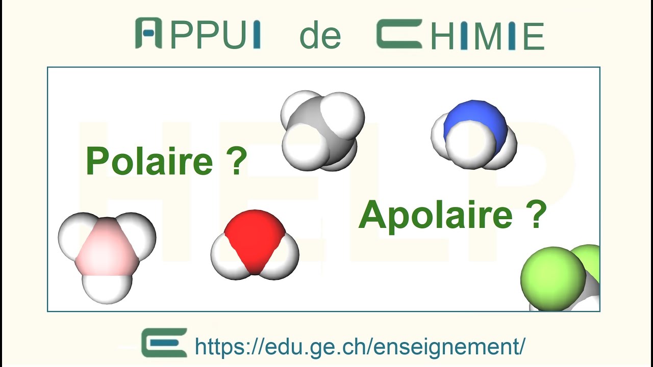 Ce composé minéral est-il polaire ou apolaire ? (appui)