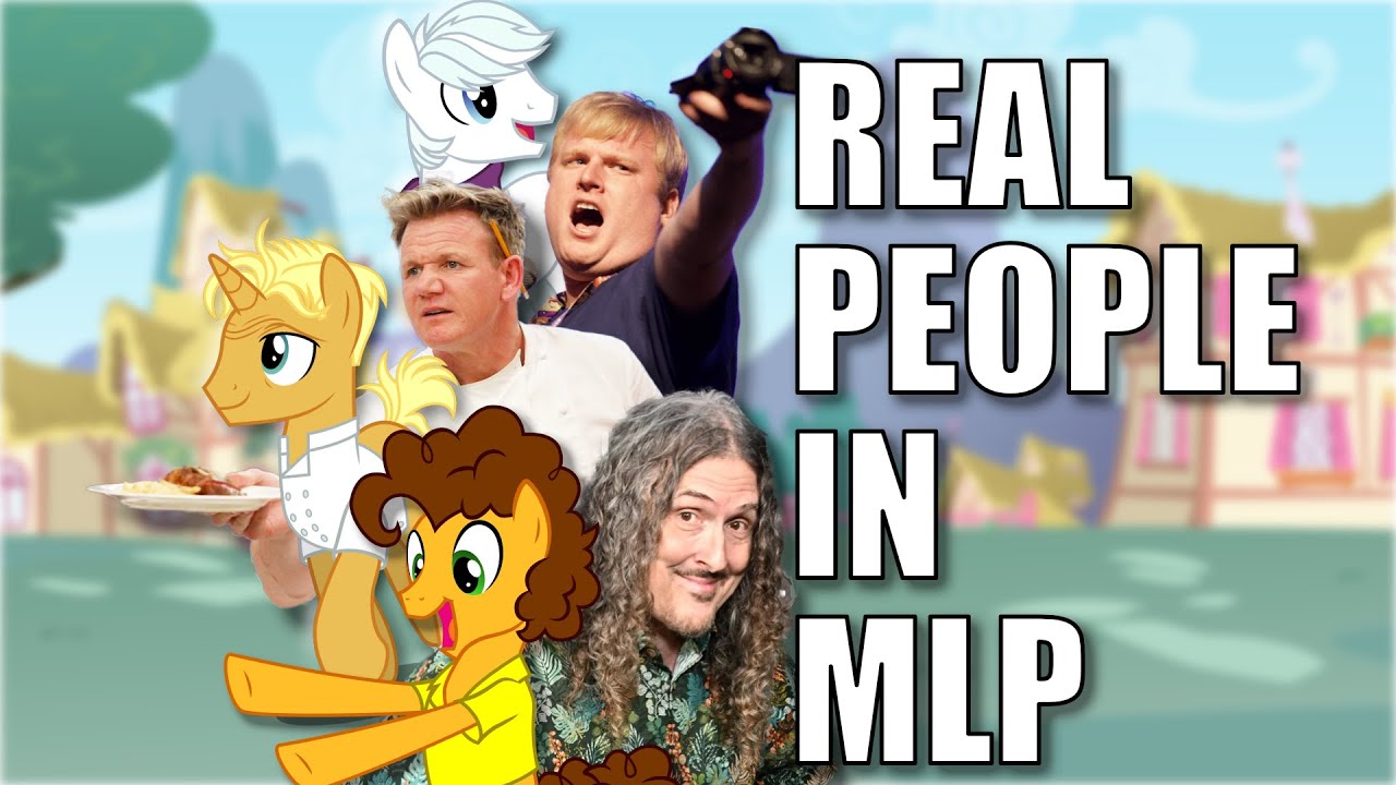 REAL PEOPLE Featured in My Little Pony!
