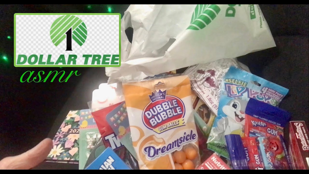 Quiet 🎧Late Night  Dollar Tree Haul, New bubble gum balls, evening relaxation ASMR