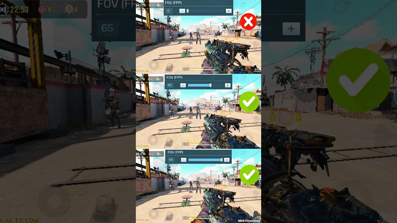✅Best FOV Settings For COD MOBILE 