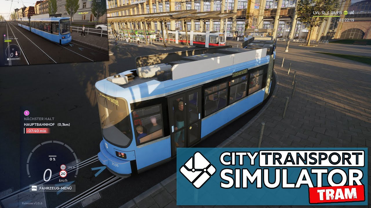 City Transport Simulator: Tram [08] NEUES UPDATES mit BESSEREN FAHRPLÄNEN und Performance Gameplay