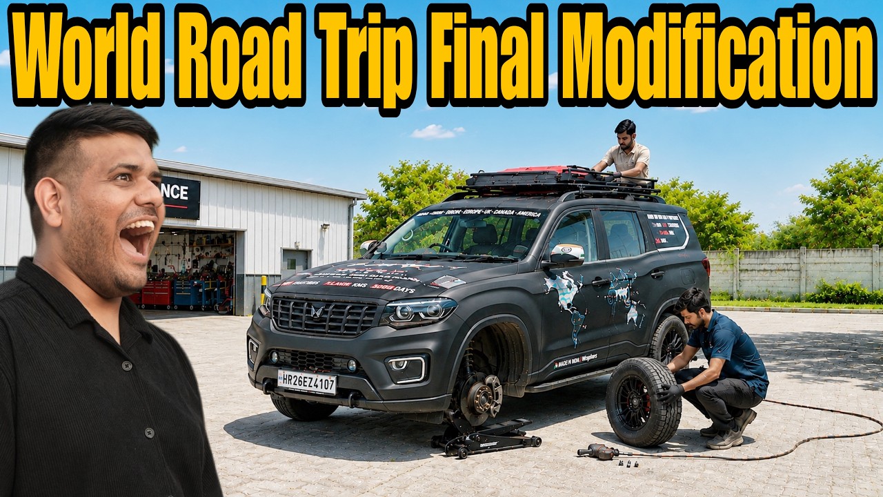 Scorpio-N Crazy Modification For India 🇮🇳 To America 🇺🇸 |World Road Trip| #EP-2