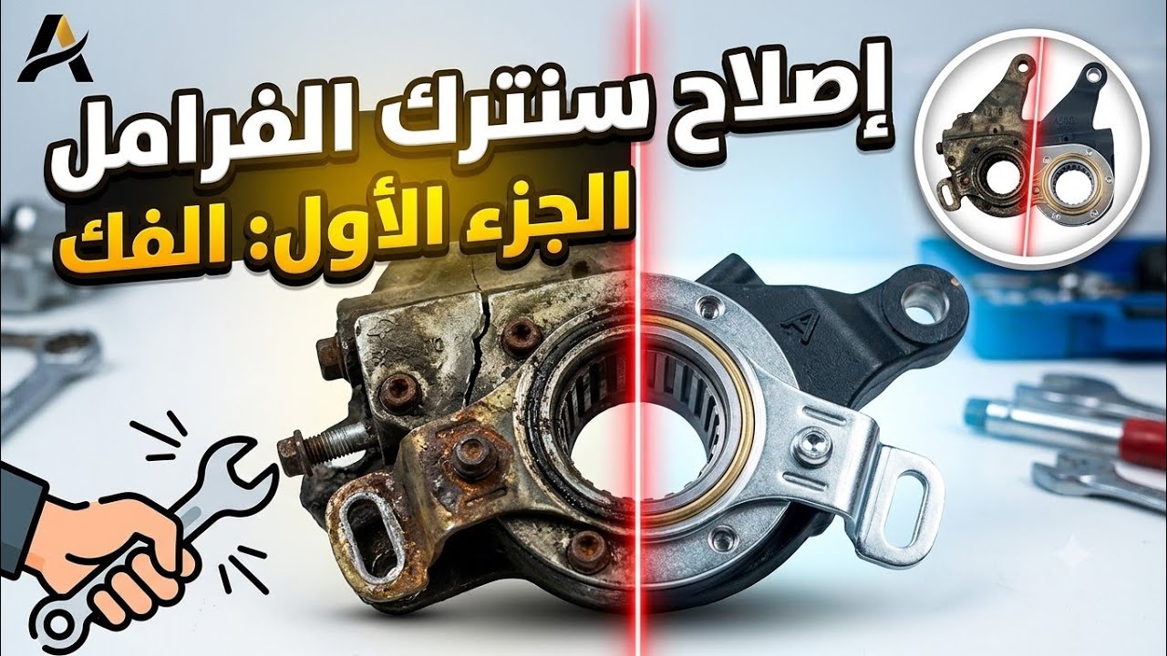 اصلاح سنترك فرامل  الكامة الجزء الاول الفك