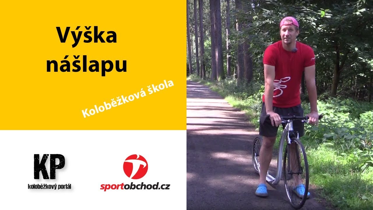 Koloběžková škola: výška nášlapu