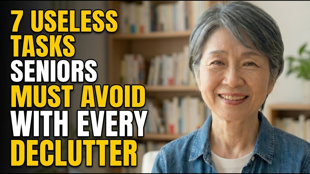 Decluttering After 60: I BEG YOU! Avoid These 7 Useless Tasks