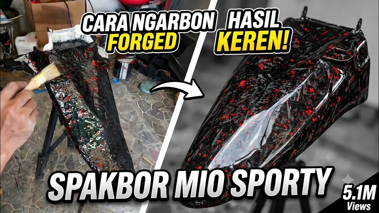 TUTOR LENGKAP!!! CARA CARBON FORGED SENDIRI DIRUMAH