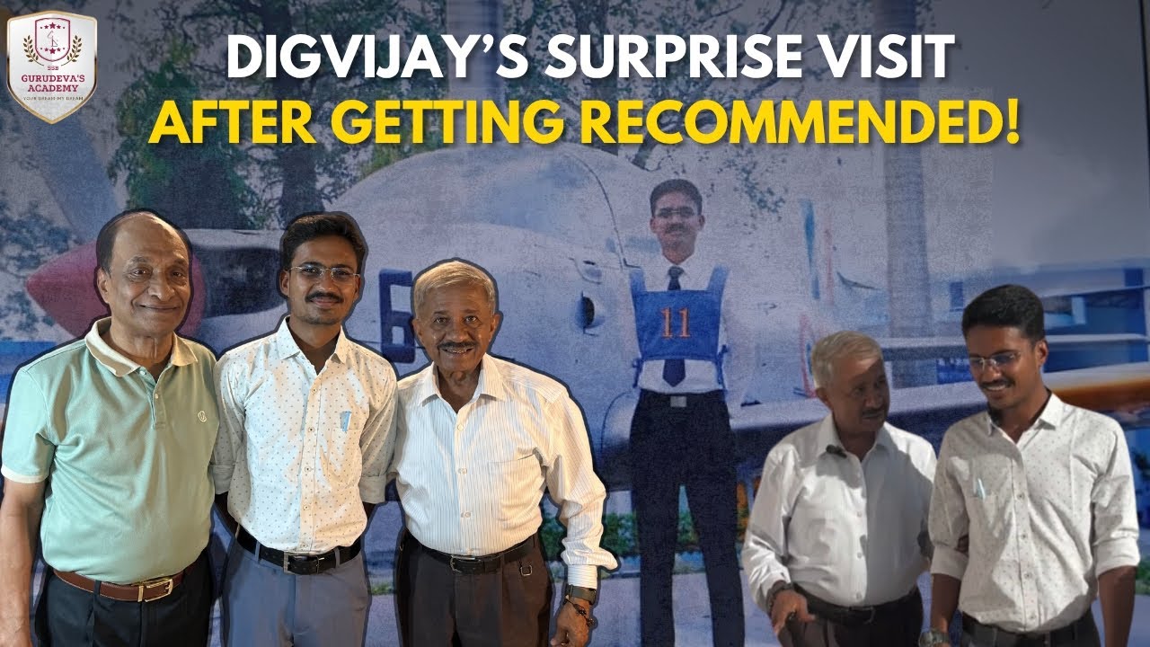 A surprise that filled Gurudeva’s with pride! He made it! 🫡