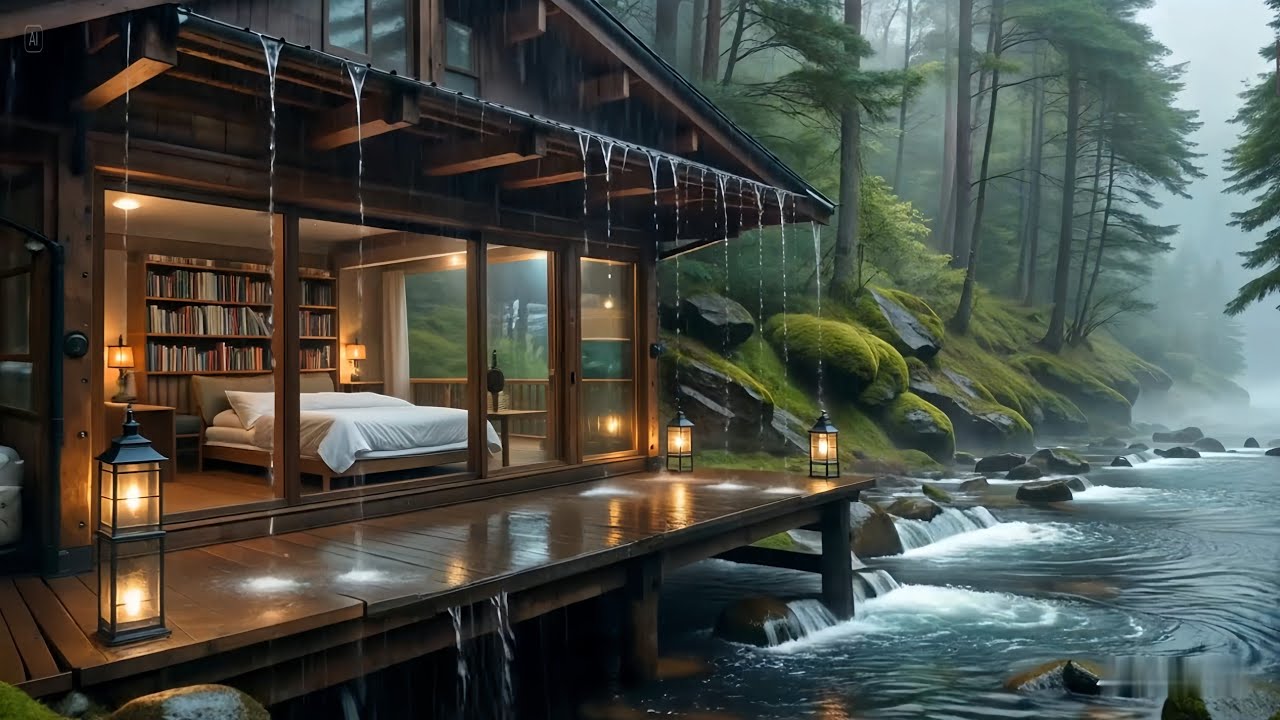 Deep Rain Sounds for Sleeping | Relaxing Night Rain for Deep Sleep & Stress Relief