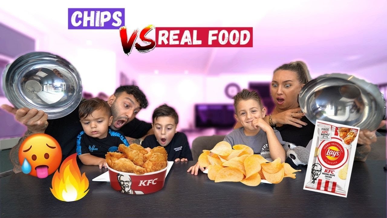 CHIPS VS REAL FOOD (EXTREME)!! 🔥🔥 | LAKAP JUNIOR