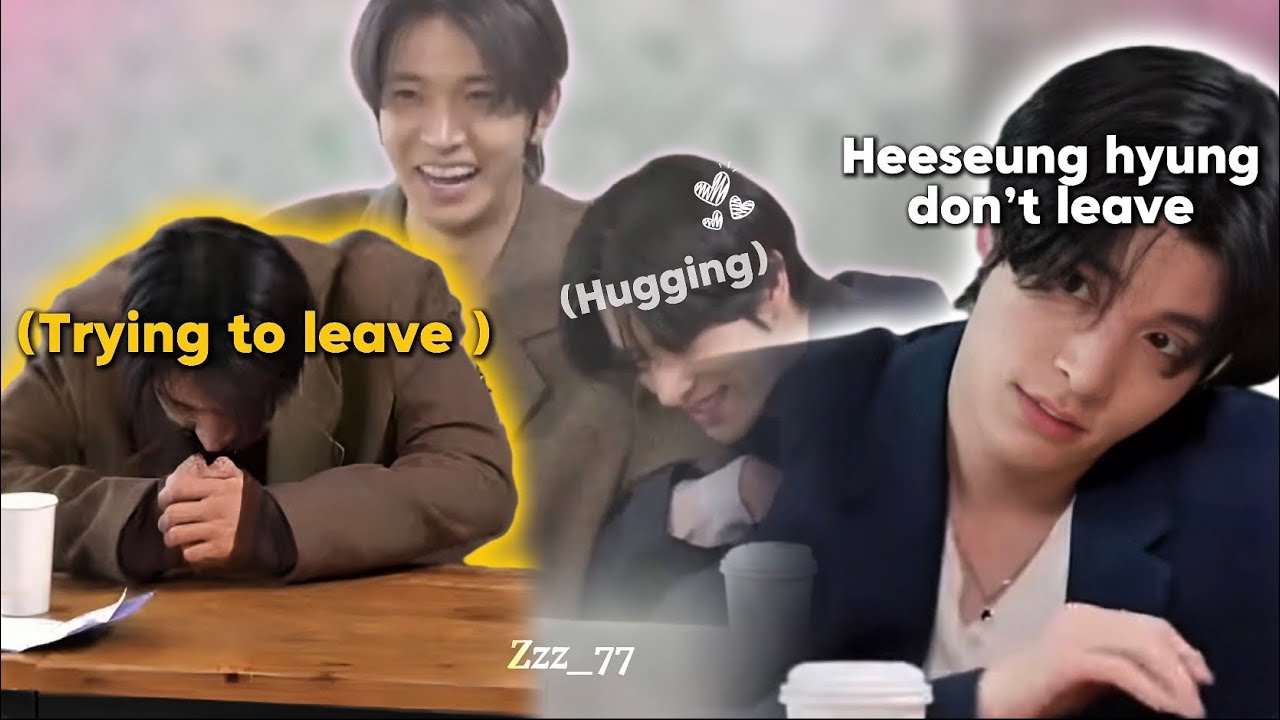 Heeseung being THE BEST hyung for enhypen ✨