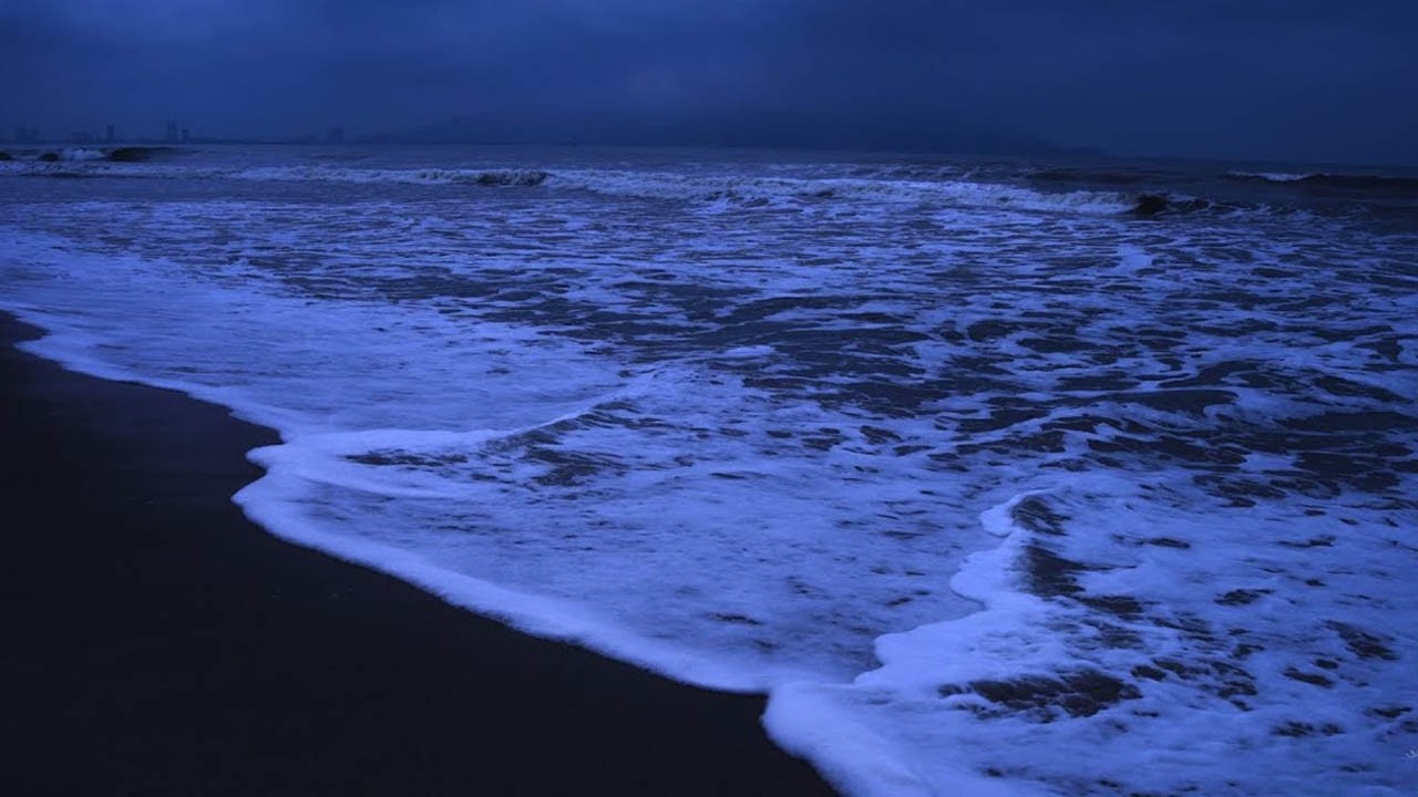 🌊 Listening to Ocean Waves Right Now | Relax & Let Go| RELAXING OCEAN SOUND AT NIGHT