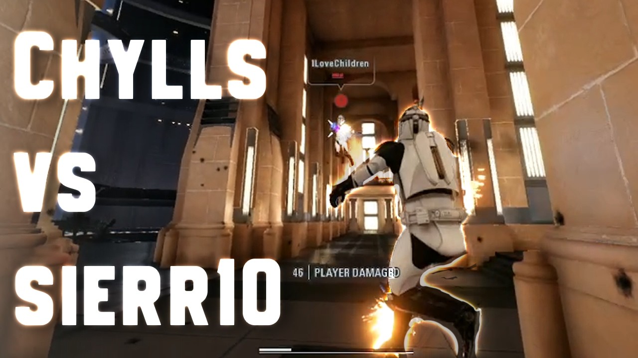 Sierr vs Chylls aerial 1v1 | Battlefront 2 | Kyber duels