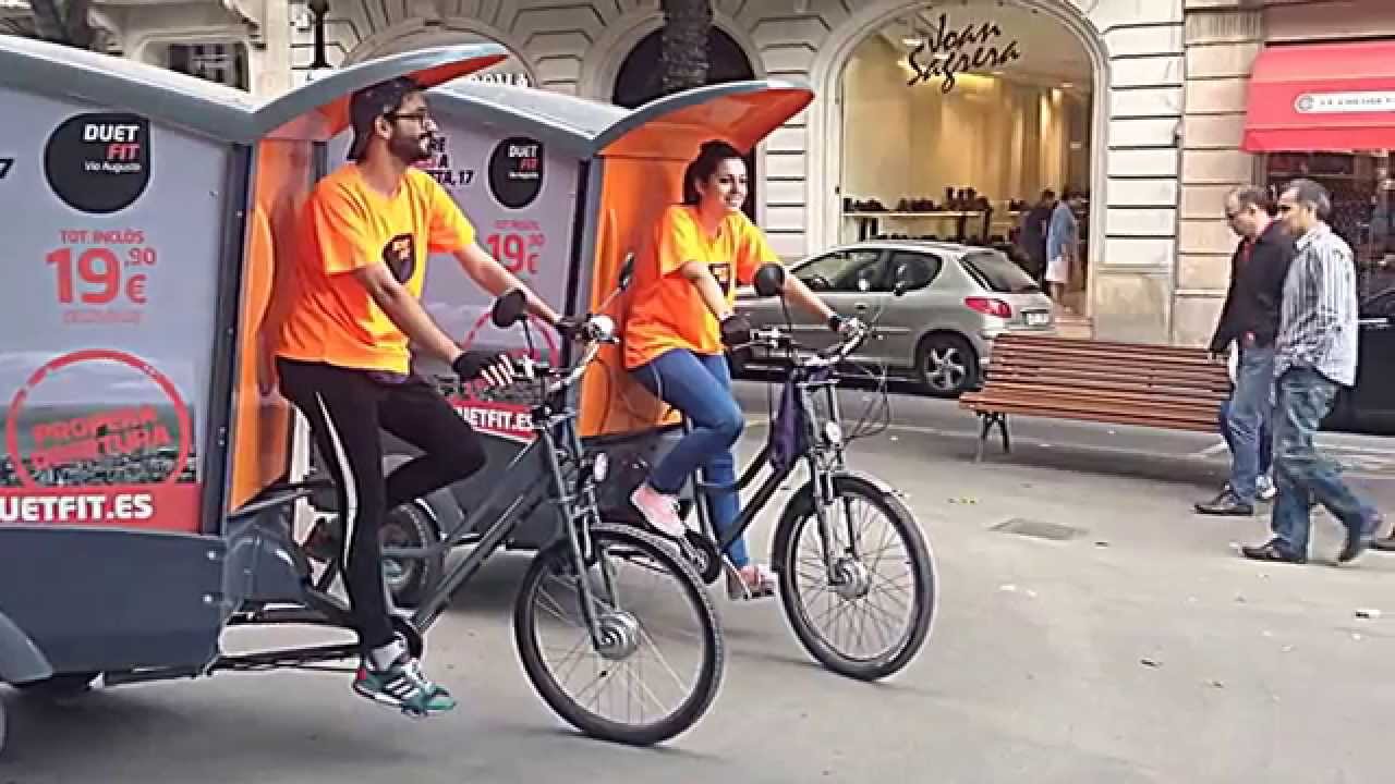 DuetFit Street marketing Triciclos Marketmoving