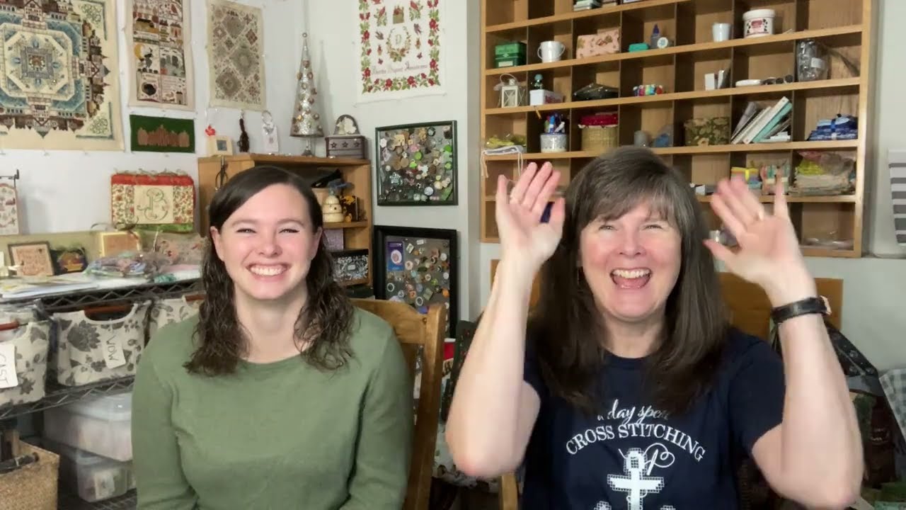 Flosstube #107--WIP Parade 2022 with Boss Daughter!!!